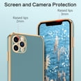 thumbnail image 5 of iPhone 11 Pro Max Case,Phone Case for iPhone 11 Pro Max,Slim Fit Soft with Adjustable Wristband Kickstand Scratch Resistant Shockproof Protective Cover for iPhone 11 Pro Max 6.5", Blue Grey, 5 of 18