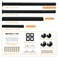 thumbnail image 3 of ChaoLink Outdoor Handrails Fits 1 to 4 Steps,Adjustable Height Stair Handrail 51"X 38",Integrated Design at Handrail,Staircase Handrail for Outdoor and Indoor Step, 3 of 8