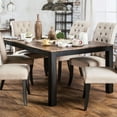 thumbnail image 5 of Furniture of America Landon Contemporary Wood Dining Table in Black, 5 of 8