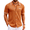 Light Brown, variant on Men's Knit Button Down Shirt Vintage Polo Shirts Short Sleeve Summer Beach Shirts
