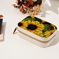 thumbnail image 7 of Sunflower Velvet Portable Travel Organizer Box with Removable Compartment - Display Case Included - Ideal Gift, 7 of 7