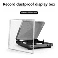 thumbnail image 2 of Vinyl Record Display Case Acrylic Wall Mount Holder for 12-Inch Vinyl Records Album Record Shelf Vinyl Record Wall Shelf, 2 of 10