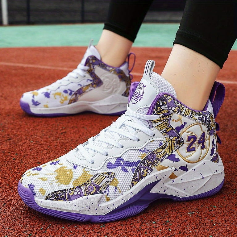 and Durable High Top Basketball Shoes for Youth with Non and Durable High Top Basketball Shoes for Youth with Non