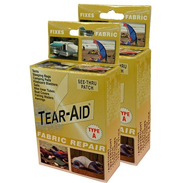 TEARAID Fabric Repair Kit, Gold Box Type A (2 Pack)