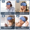 thumbnail image 5 of Flaremore 3D Heated Eye Mask with Massage,3 Heat Levels & 5 Vibration Modes,Graphene Warm Eye Compress for Tired Eyes & Screen Time,30-Min Auto Shut-Off,Type-C Rechargeable Sleep Mask, 5 of 9