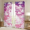 thumbnail image 2 of Manfei Beauty Cat Black Out Curtains,Pink Kitten Curtains Pack of 2 (42x63 Each),Cartoon Loves Rainbow Bedroom Curtains For Girl,Super Cozy Room Decor, 2 of 6