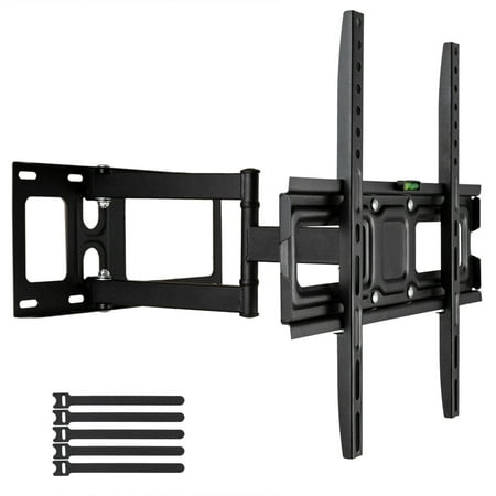 Full Motion TV Wall Mount for Big TVs Up to 60" TVs - Smooth Swivel, Tilt, & Extension - Universal Design Works with Samsung, Vizio, TCL & More, Holds up to 77lbs, Max VESA 400x400mm