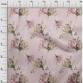 thumbnail image 2 of oneOone Polyester Spandex Light Pink Fabric Florals Diy Clothing Quilting Fabric Print Fabric By Yard 56 Inch Wide, 2 of 4