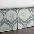 thumbnail image 3 of Bellamy Gray Platform Bed Skirt Full 18" Drop, 3 of 4