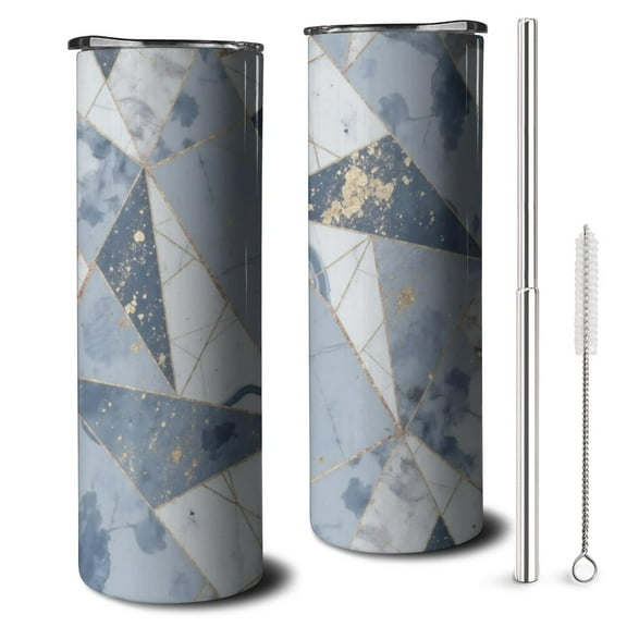 20 OZ Insulated Tumblers Insulated Coffee Mug with Straw,Thermal with Lids for Hot and Cold Drinks for Work Travel