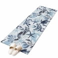 thumbnail image 2 of Summer Marine Life Washable Runner Rugs 2'x6', Ocean Watercolor Sea Turtle Starfish Coral Coastal Low Pile Throw Entryway Rug Non-Slip Sturdy Edge Binding Carpet for Indoor Bedside Entrance Bedside, 2 of 9