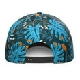 thumbnail image 4 of Tropical Leaf Dad Hat, Washed Unstructured Cap with Comfortable Fit, Hawaiian Floral Aloha Design Adjustable Hat for Summer Beach Vacation and Outdoor Sports, 4 of 7