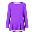 thumbnail image 6 of Patlollav Pntutb Women Tops,Ladies Casual Crewneck T-Shirts Blouse, 6 of 7