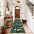 thumbnail image 3 of Gaderth 2x6 Floral Butterfly Runner Rug, Machine Washable Living Room Rug With Non Slip TPR Backing, Stain Resistant Low Pile Indoor Carpet For Bedroom Dining Room Nursery Home Office, 3 of 10
