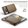 thumbnail image 7 of Mantto Case for Google Pixel Fold with Card Holder, Retro PU Leather RFID Blocking Credit Card Slots Double Magnetic Clasp Flip Kickstand Shockproof Phone Cover for Google Pixel Fold,Brown, 7 of 7