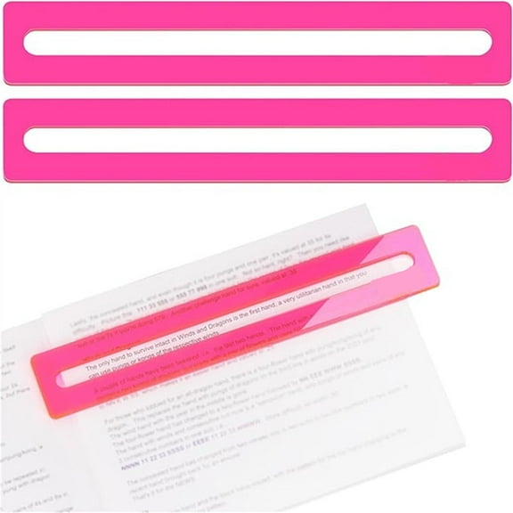 Mahjong Line Finder,2 Pack Bright Mahjong Rules Helper,Beginner Mahjong Rules Reader,Perfect Mahjong Gift for Players(pink)