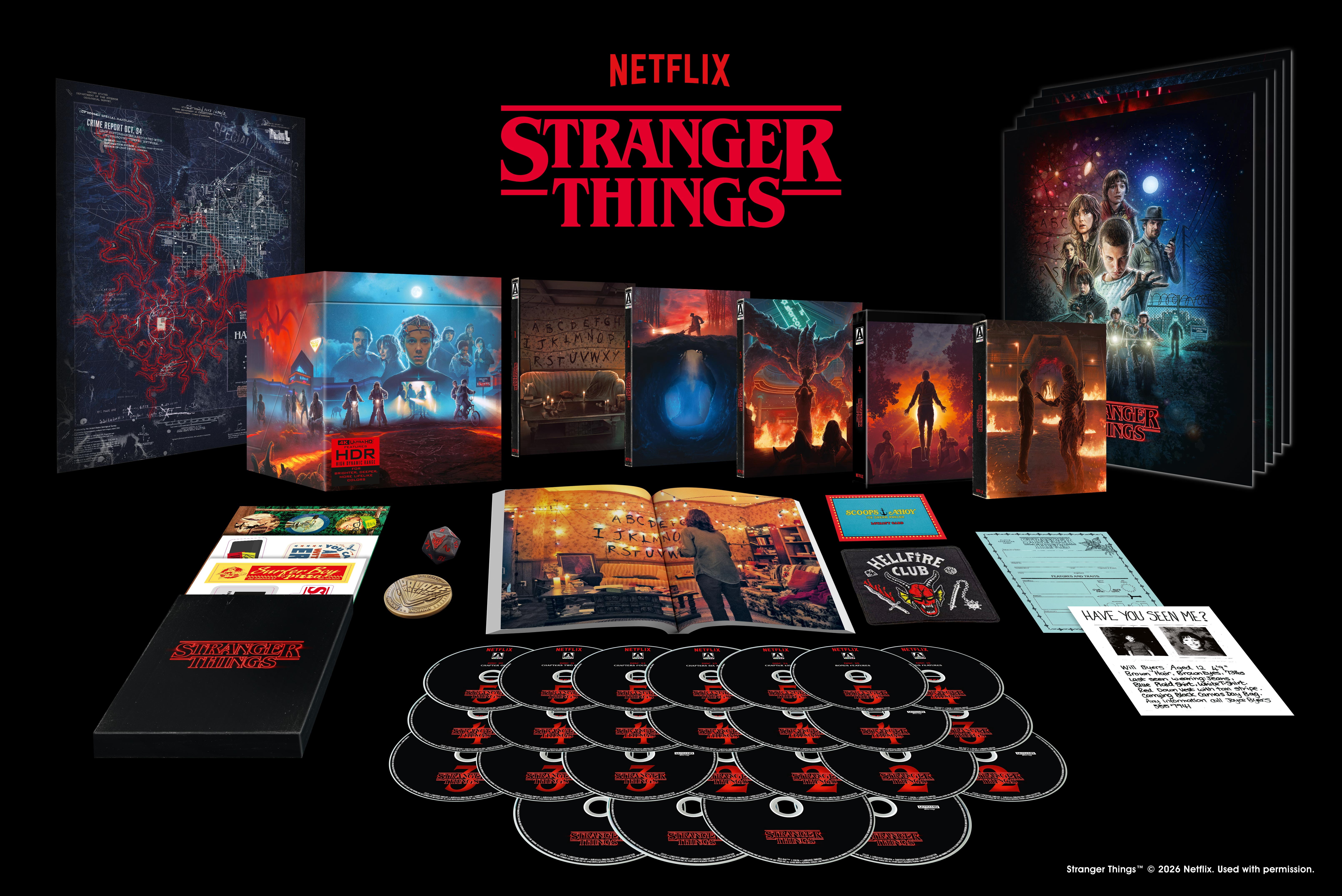 Stranger Things: The Complete Series (Deluxe Edition) (4K Ultra HD), Horror, MVD