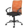 thumbnail image 3 of Atlin Designs Chaise de Bureau en Mesh Orange, 3 of 4