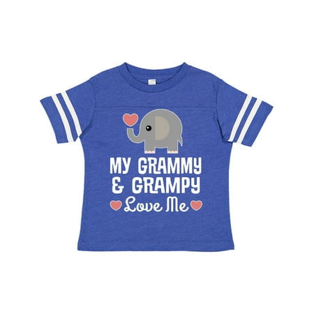 

Inktastic Grammy and Grampy Love Me Outfit Grandchild Gift Toddler Boy or Toddler Girl T-Shirt