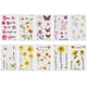 thumbnail image 1 of Etiqueta Engomada Del Tatuaje Temporal Kit de pegatinas de arte de tatuaje impermeable 3D de 10 piezas para maquillaje de niños y niñas (C) Ehuebsd Libre de BPA, 1 of 1