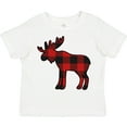 thumbnail image 3 of Inktastic Moose Silhouette Plaid Boys or Girls Toddler T-Shirt, 3 of 5