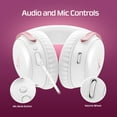 thumbnail image 5 of HyperX Cloud III – Wired Gaming Headset, PC, PS5, Xbox Series X|S, Angled 53mm Drivers, DTS Spatial Audio, Memory Foam, Durable Frame, Ultra-Clear 10mm Mic, USB-C, USB-A, 3.5mm – White/Pink, 5 of 15