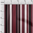 thumbnail image 1 of oneOone Cotton Poplin Red Fabric Stripes Sewing Material Print Fabric By The Yard 56 Inch Wide-9F8, 1 of 4