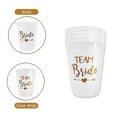 thumbnail image 2 of 12pcs Team Bride Plastic Hen Party Translucent S Set, 2 of 3