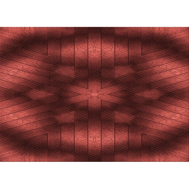 Ahgly Company Tapis Rectangulaire Lavable en Machine Intérieur Transitionnel Rouge Bordeaux, 2 Pieds x 3 Pieds