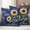 MidNightBlue, variant on Outdoor Pillow Covers 16 x 16 Inches, You Are My Sunshine Waterproof Throw Pillow Cover Set of 2, Yellow Sunflowers Cute Bees Heart Blue Decorative Square Cushion Covers for Patio/Tent/Couch/Garden