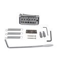 thumbnail image 2 of Eigraketly Sillín de Metal para puente de guitarra, ajustable, sin rebabas, firmeza, cola dura, tornillos impermeables, resortes, accesorios para Accesorios para instrumentos musicales Plata Eigraketly OD025785-01, 2 of 6