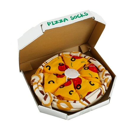 

Sutowe Pizza Socks Box Italian Hawaiian Novelty Colorful Funny Cotton Socks Gift