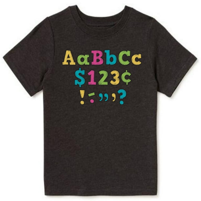 Letter and Number Print T Shirt Men Women Fashion Cotton Shirt