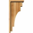 thumbnail image 3 of 6"W x 10"D x 22"H Mediterranean Rough Sawn Corbel w/Backplate, Western Red Cedar, 3 of 9