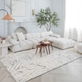 thumbnail image 1 of Rug Branch Nimbus Floral Indoor Area Rug, Cream Grey, Modern - Living Room, Bedroom, Dining Room, and Kitchen, 1 of 7