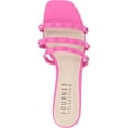 thumbnail image 2 of Journee Collection Womens Camarie Faux Leather Studded Slide Sandals, 2 of 3