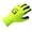 Hi-Vis Lime, variant on Better Grip?? Ultra Thin Sandy Latex Coated Gloves - S / Black / 4 Pairs