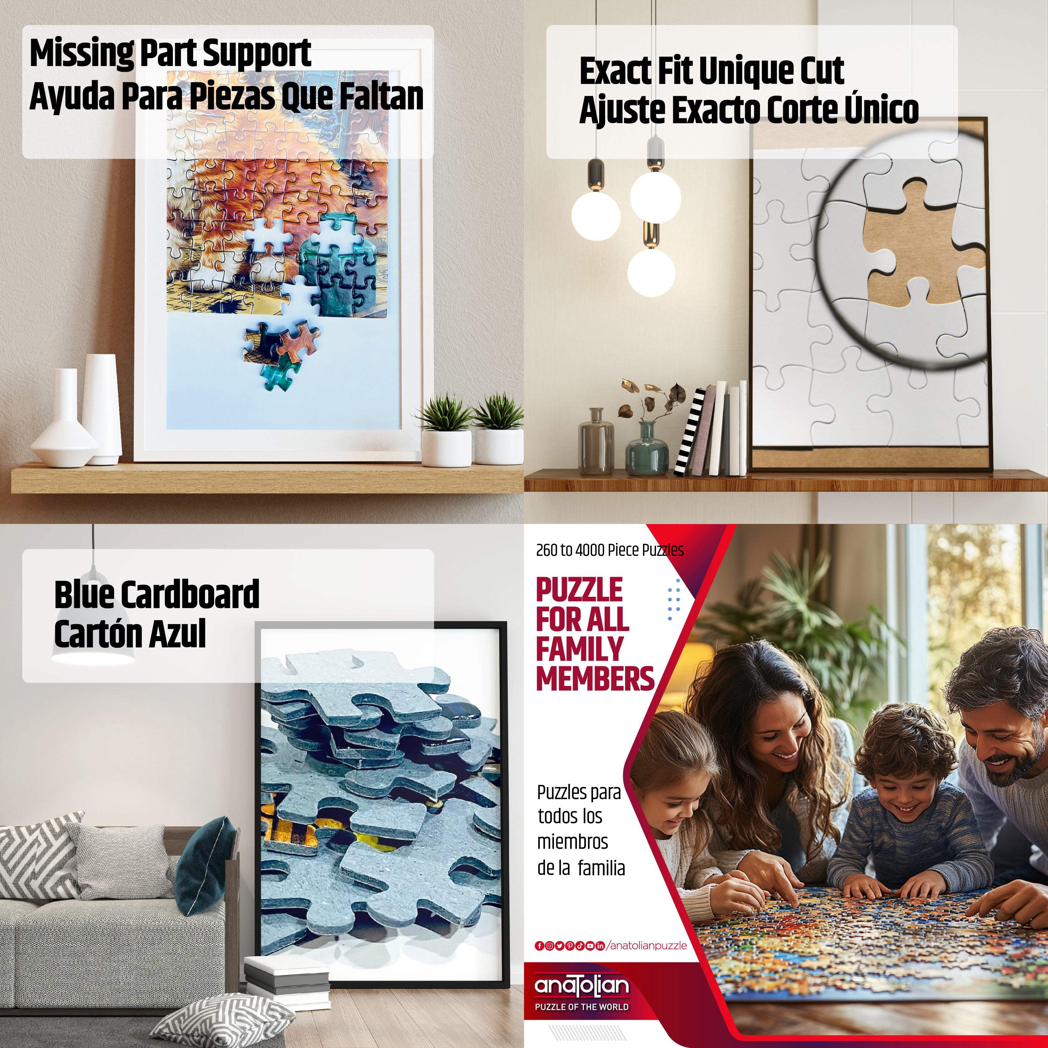 Anatolian Puzzle - Kittens in The Living Room, 1500 Piece Puzzle, 4575
