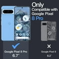 thumbnail image 2 of JETech Case for Google Pixel 8 Pro 6.7-Inch 2023, Non-Yellowing Shockproof Bumper Protective Phone Cover, Anti-Scratch Hard PC Back (Bay), 2 of 6