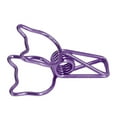 thumbnail image 4 of 20pcs Pinces à Papier Mignons, Pinces Réutilisables de Style Élégant de Conception Creuse Pinces Métalliques Clips de Liant pour la Salle de Classe de Bureau à la Maison, 4 of 8