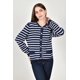 thumbnail image 5 of Cardigan de punto con botones Roman Fashion /Juvenil, 3140 (Marino rayas) azul marino CH, 5 of 5