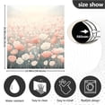 thumbnail image 6 of Dailycode Dishwasher Magnet Cover Magnetic Fridge Door Cover Home Kitchen Decor, Pink and White Flowers Field, 23"x 26", 6 of 6