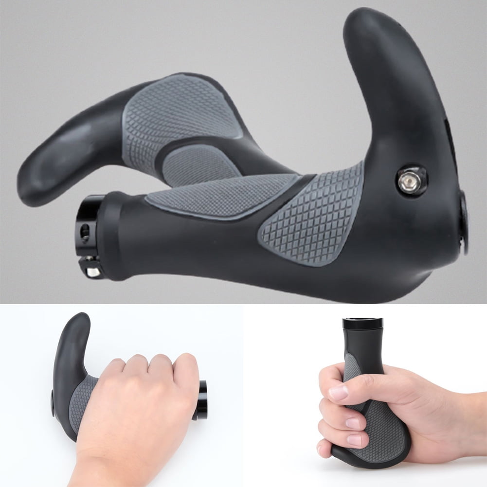 Cheers.US 2Pcs Mountain Bike Handlebar Grips Ergonomic Lockon Bicycle