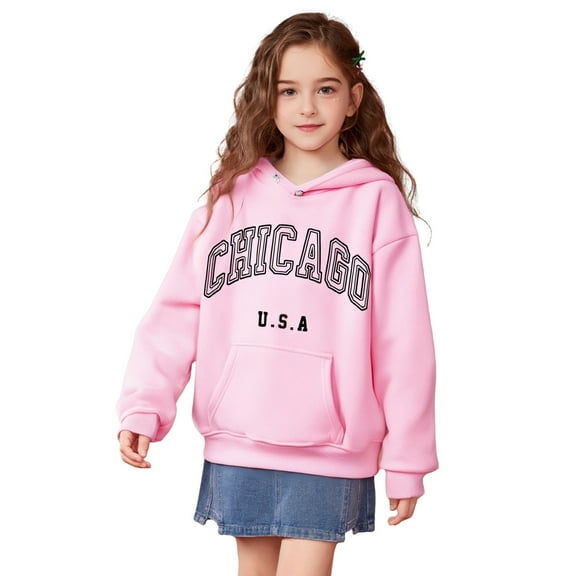 LIUYUNNN Kids Boys Hoodies Kids Letter Graphic Pullover Hoodies Casual Long Sleeve Hoodie Sweatershirt Pullover Fall Clothes Kids Boys Clothes 8-10 Years Boys Girls Fall Outfits