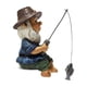 thumbnail image 2 of Decoracion de Jardin Ganfancp Adorno de Resina de Pesca Elfo Pescador para Exterior, 2 of 7