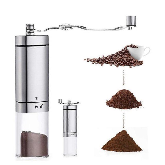 KAIYANG Molinillo de café manual con grosor ajustable, molinillo de manivela portátil