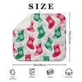 thumbnail image 4 of Christmas Stocking Pattern Dish Drying Mat for Kitchen 1 Pack, Ultra Absorbent Microfiber Dishes Drainer Mats,16x18in(41x46cm), 4 of 6