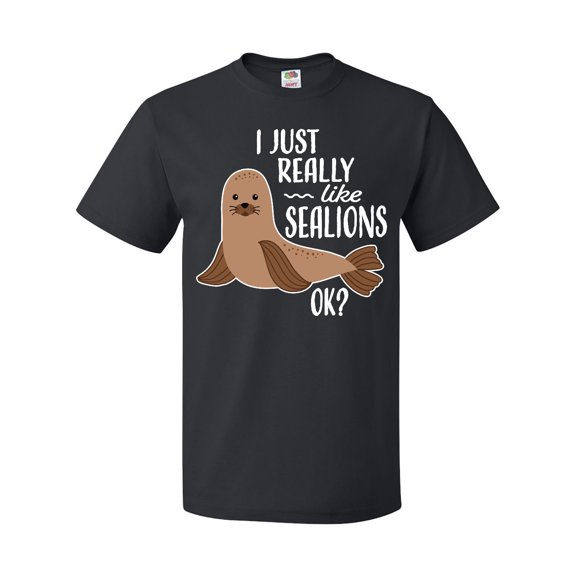 Inktastic I Just Really Like Sea Lions Ok T-Shirt