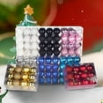 thumbnail image 6 of Bobasndm 24 Pcs Christmas Tree Ornament Balls Set, 4 cm Shatterproof Balls for Christmas Tree Decoration, Prom, Wedding and More, 6 of 9
