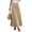 Khaki, variant on Bxsruta Womens Maxi Skirt Casual Long A-line Skirts High Waist Flowy Skirt for Summer Beach Vacation